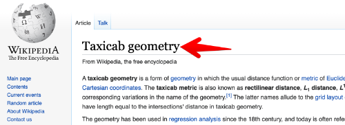 Taxicab geometry - Wikipedia 2020-09-23 19-38-55.png