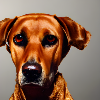 Photo-realistic image of a dog - 2371b0f0.png